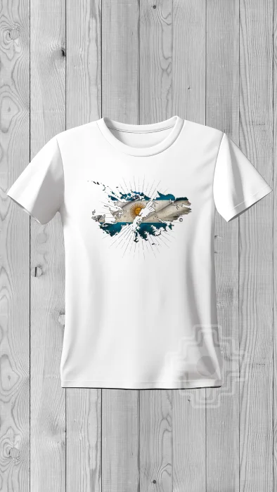 Remera de Algodón Peinado con Estampa en Dtf - Estanciera-malvinas-mafalda