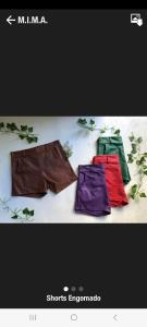 Short con Bolsillos Engomado