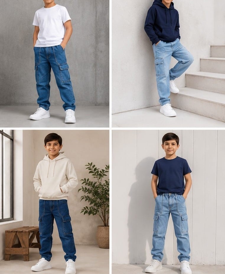 Jogging con Cargo Jeans - Imagen 2