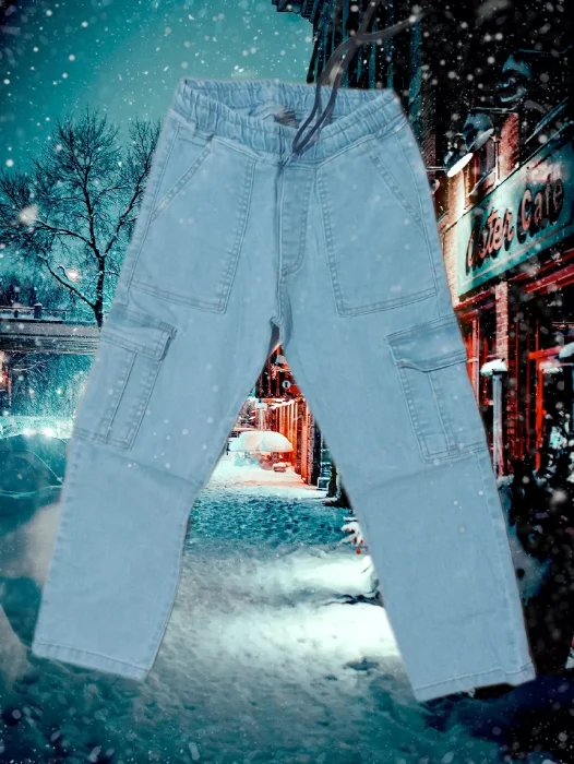 Jogging con Cargo Jeans