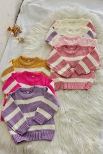 Sweater Rayado Beba C/ Redondo
