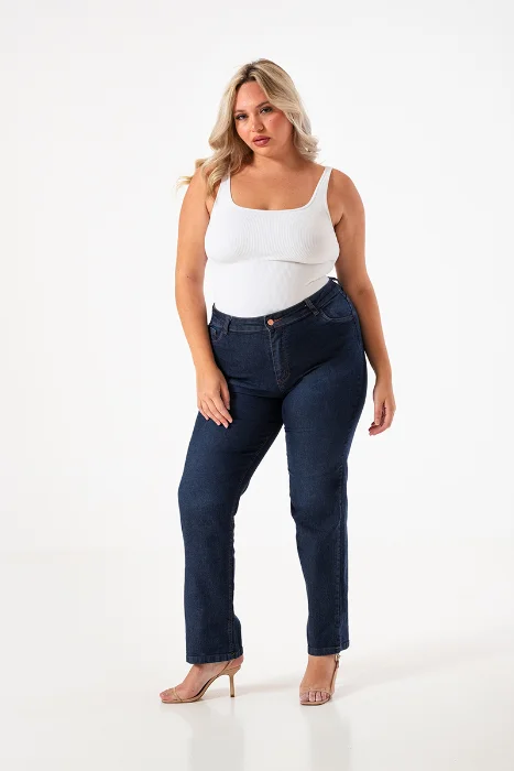 9245 Pantalón Recto Curvy