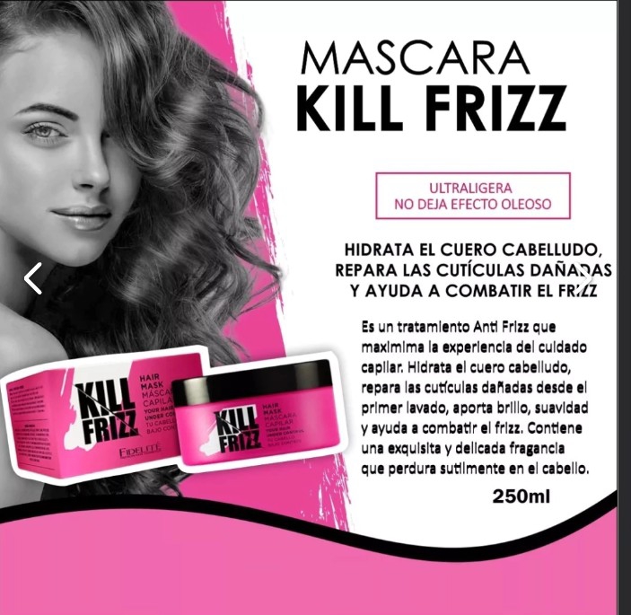 Kill Frizz Máscara Hidratante 250g Fidelite Apto Método Curly También - Imagen 3