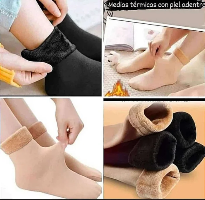 Medias con Piel Térmicas Mujer