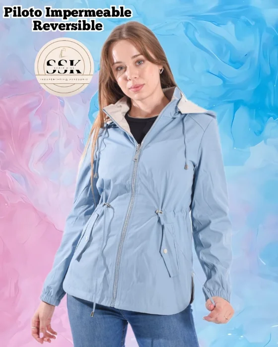 Parka-piloto Reversible Impermeable. T Especiales
