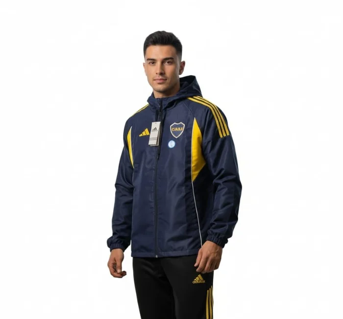 Camperas Deportivas Boca Bordadas