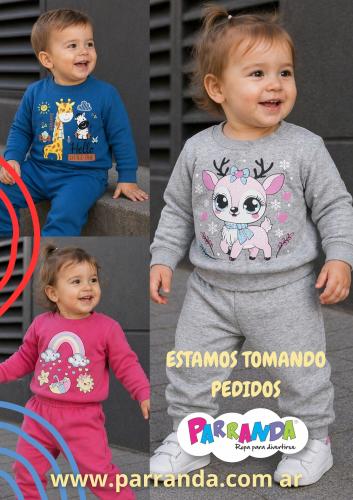 Conjuntos Bebé de Algodón con Friza