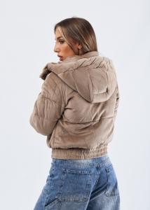 Gd520 Campera Puffer Gamuzada Imp - Miniatura 2