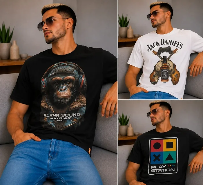 Remeras  Sublimadas Algodon Peinado ( D )
