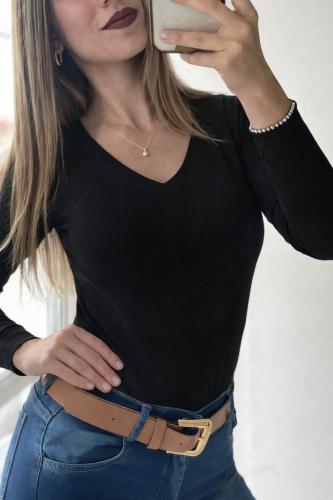 Camiseta en V por Talles - Modal Soft - Miniatura 3
