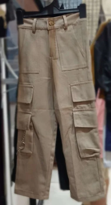 Pantalón Cargo de Gabardina (niños)
