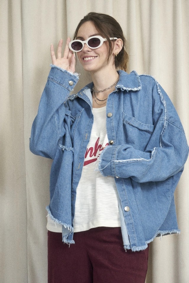 Maxi Campera de Jeans - Imagen 2