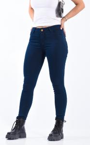 Pantalon Chupin Tiro Medio Azul - Miniatura 2