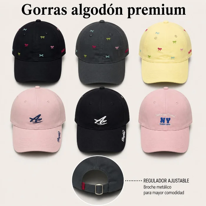 Gorras de Algodón Premium