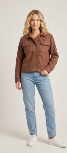 Chaqueta de Paño , con Botones