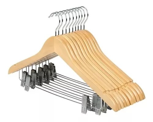 Percha Madera con Broche - Imagen 2