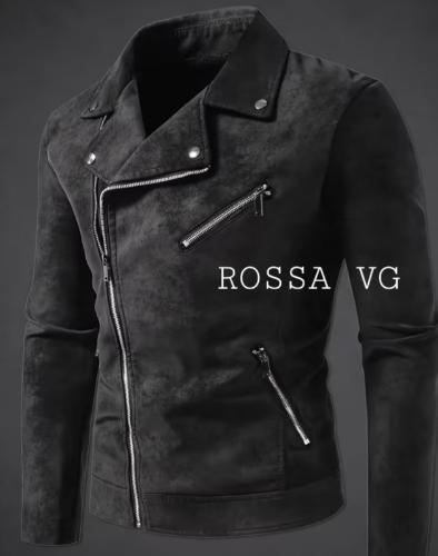 Chaqueta Rústico Eco Cuero para Hombre con Piel