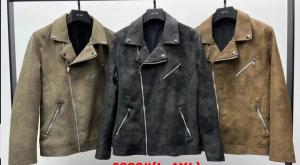Chaqueta Rústico Eco Cuero para Hombre con Piel - Miniatura 3