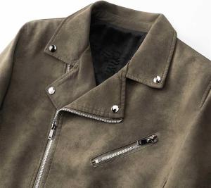 Chaqueta Rústico Eco Cuero para Hombre con Piel - Miniatura 5