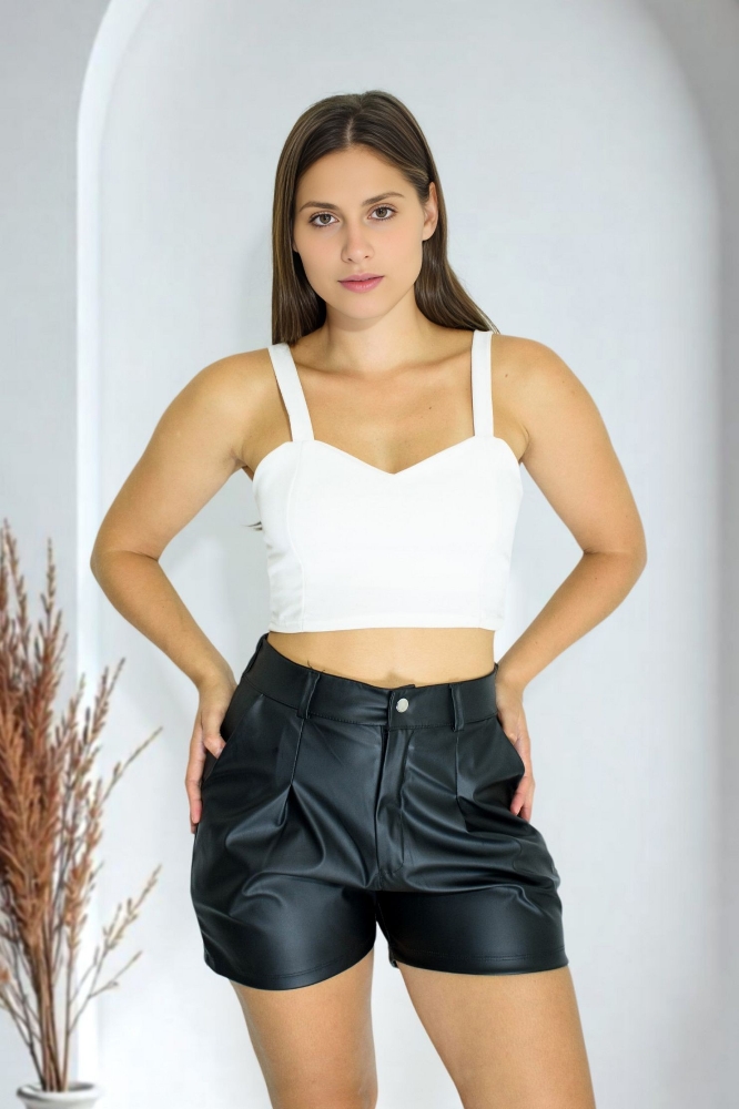Short Cuerina Talles  2= 3= 4= 5-6 - Imagen 2
