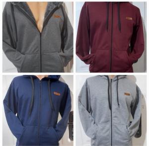 Camperas Jersey con Piel