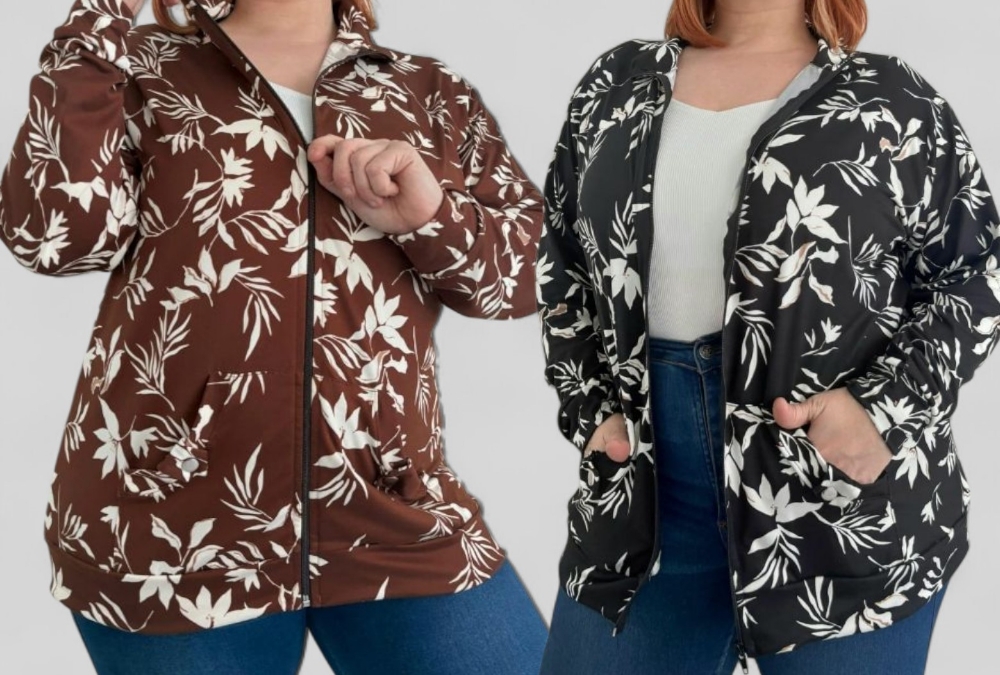 Camperas de Modal Estampadas! Talles Especiales - Imagen 2