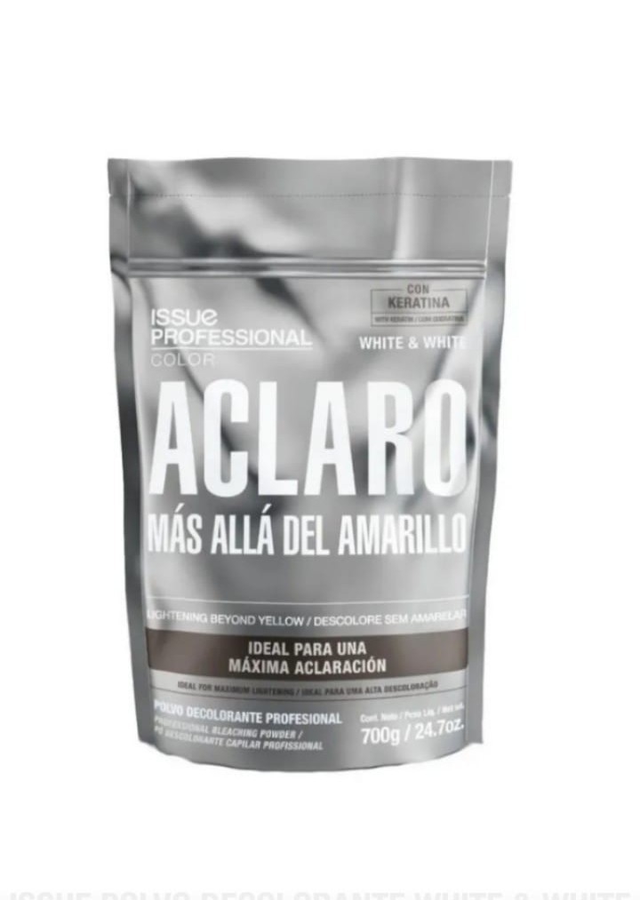 Issue White & White 700g Polvo Decolorante Más Allá del Amarillo - Imagen 1