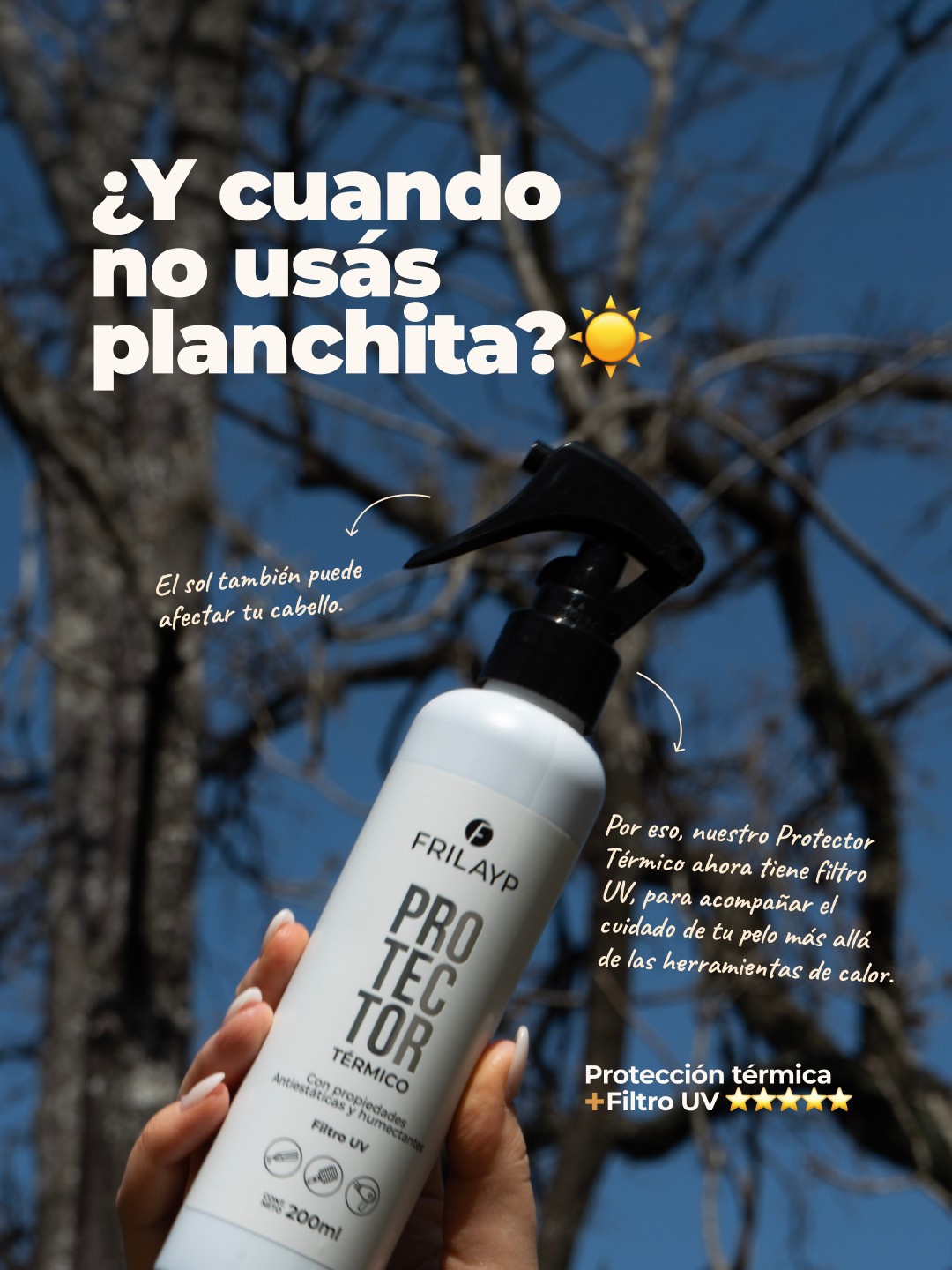 Frilayp Protector Térmico Humectante Antifrizz X 200ml - Imagen 4