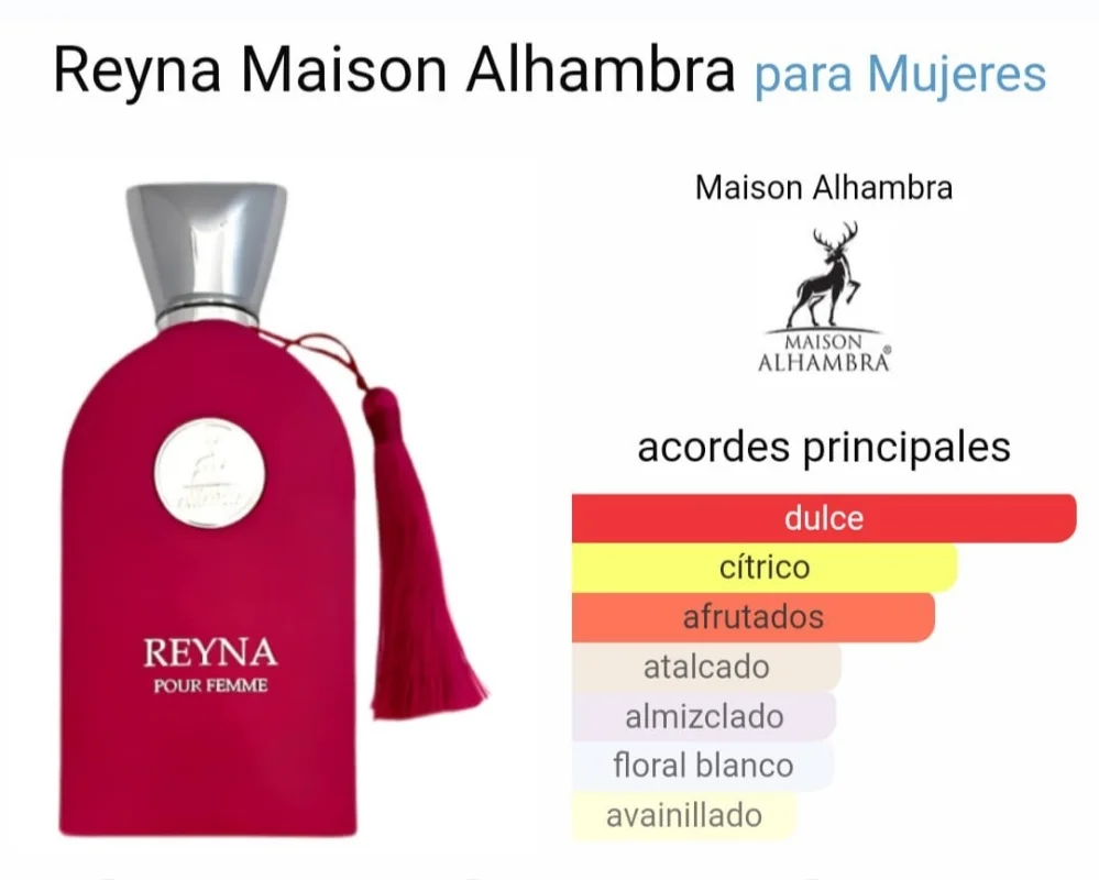 Perfume Arabe Reyna Maison Alhambra - Imagen 2