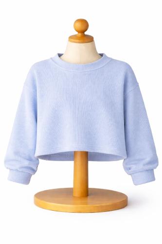 Buzo  Oversize  Corto   -  Waffle Frisado - Miniatura 3