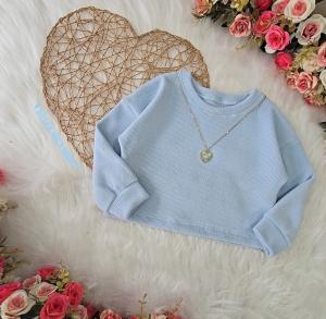 Buzo  Oversize  Corto   -  Waffle Frisado - Miniatura 2
