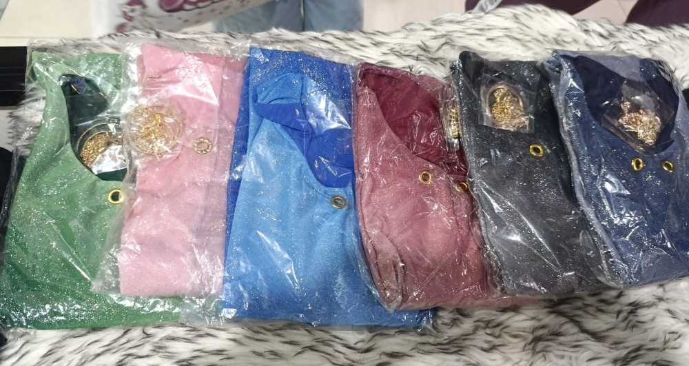 Blusa Importadas Brillo con Accesorio Incluido - Imagen 3