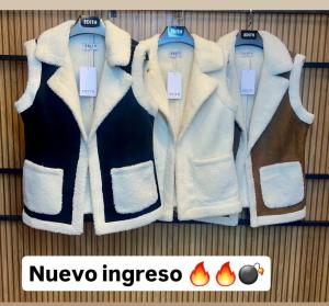 Chaleco de Gamuza con Piel