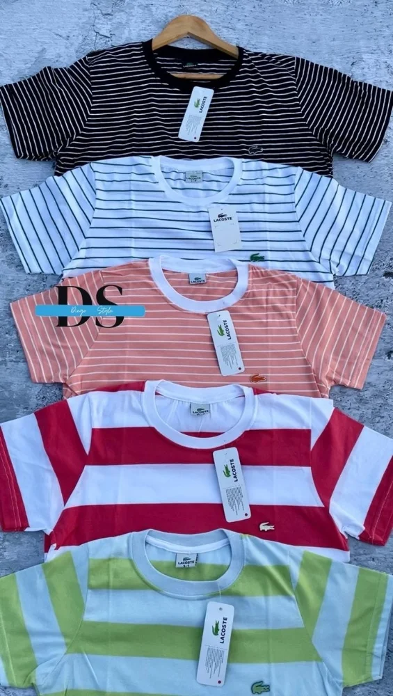 Remeras Lacoste Rayadas - Imagen 2