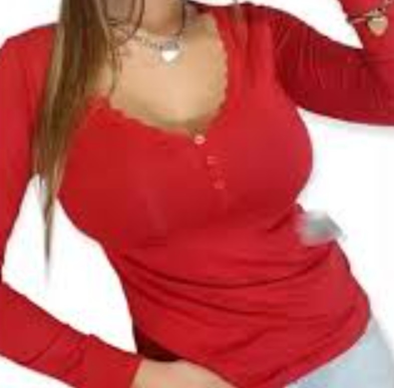 Camiseta de Modal con Encaje y Botones - Imagen 2