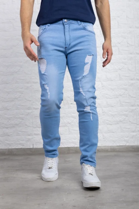 Jeans Rotura Elastizado Semichupin