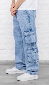 Art. 2012 - Jeans Baggy Rigido Recto con 8 Bolsillos