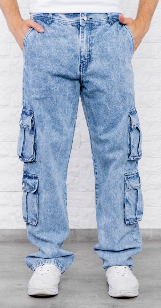 Jeans Baggy Rigido Recto con 8 Bolsillos - Imagen 7