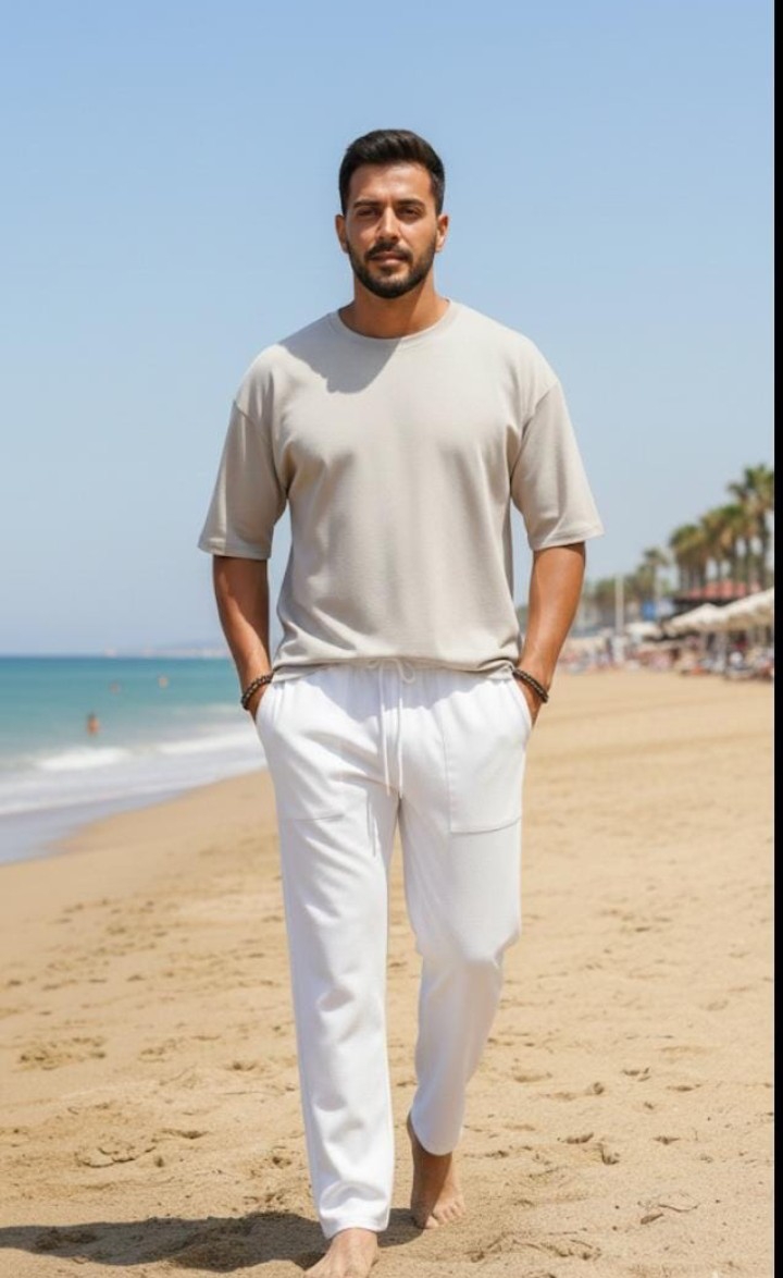 Pantalón de Lino Spandex - Imagen 2