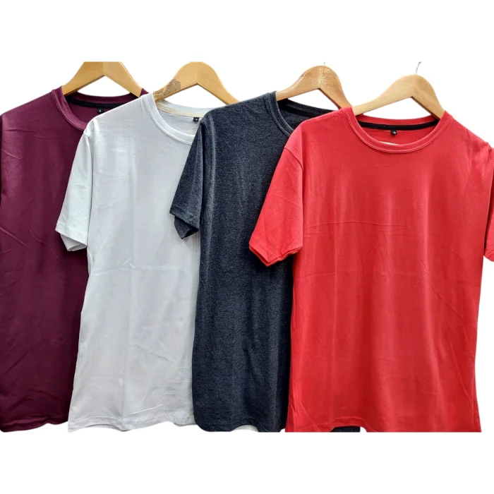 Remeras Lisas Algodon Peinado (cortes Reales)