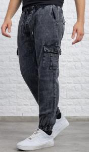 Jogger de Gabardina Negro