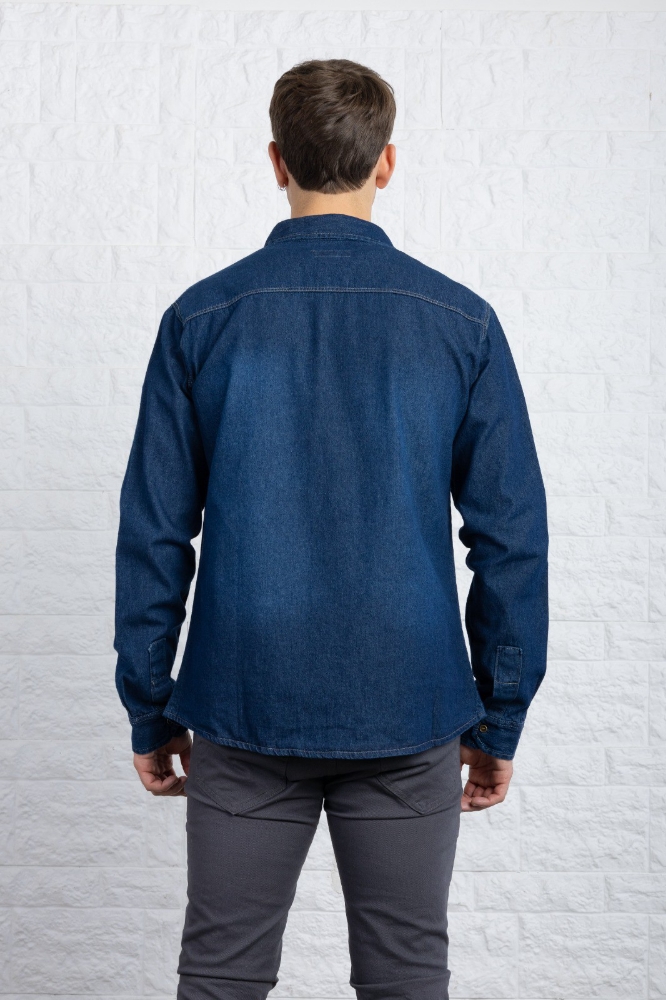 Camisa de Jeans Azul - Imagen 3