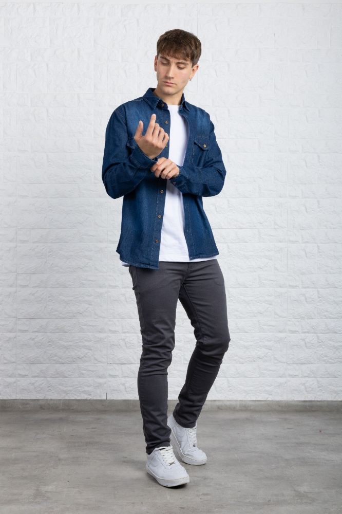 Camisa de Jeans Azul - Imagen 9