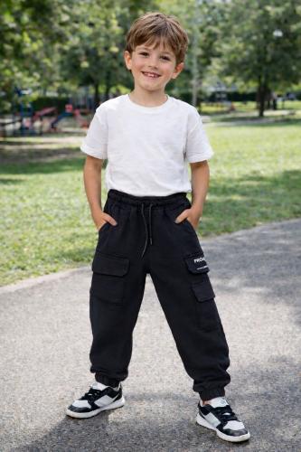Pantalon Cargo Frisado