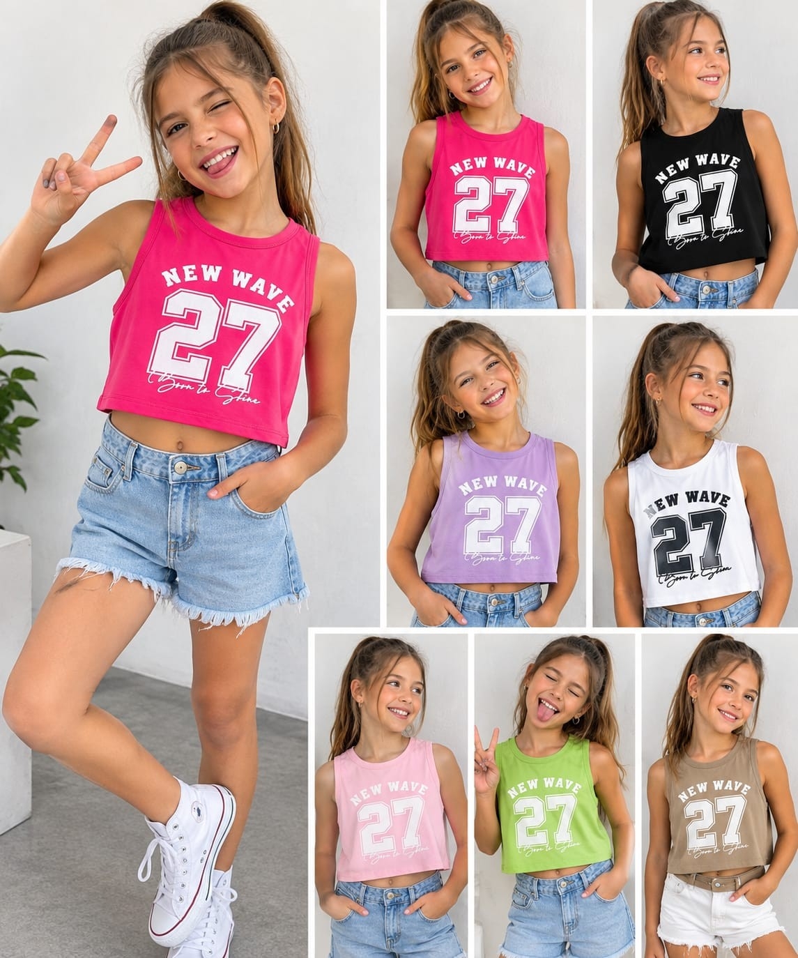 Musculosa Baby Teens  Estampada - Imagen 2