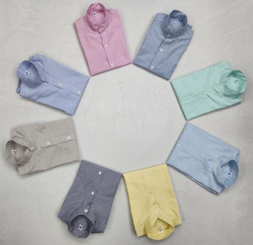 Camisas Rayada de Ñiños Cuello Mao - Miniatura 4