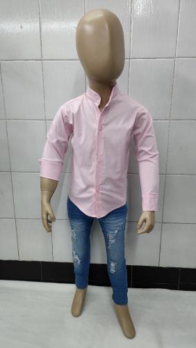 Camisas Elastizada Importado Liso de Bebé Cuello Mao - Miniatura 5