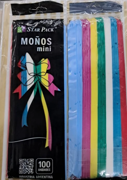 Moño Brillos 25cm X 100und