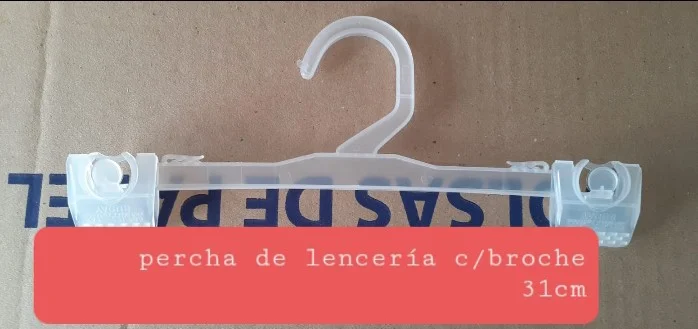 Percha Coco para Lencería X10 Und.