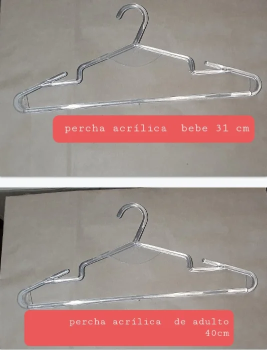 Percha Acrílica X10und.